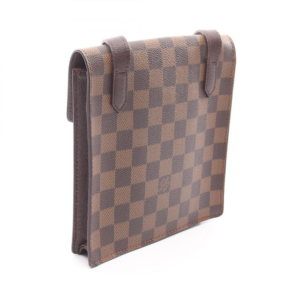 Louis Vuitton Brown Damier Bag Pimlico Leather Shoulder Ebene Brown Canvas